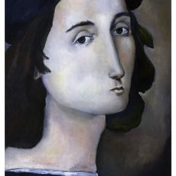 Ritratto di Raffaello, olio su tela 60 x 30 cm, 2010
