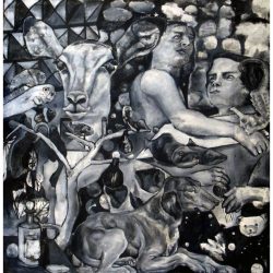 Il Sogno di Romeo, olio su tela, 120 x 127 cm, 2010