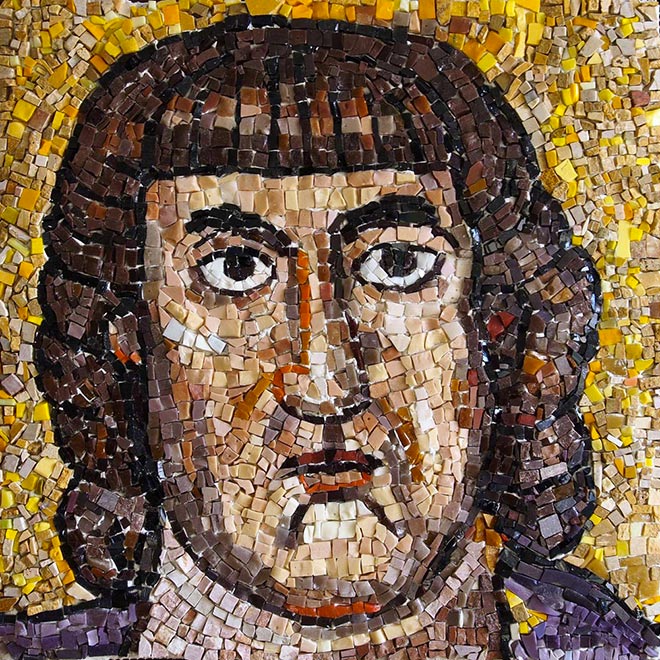 Autoritratto alla maniera bizantina